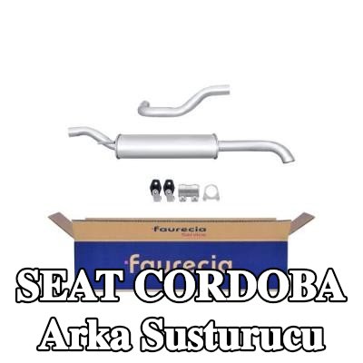 HELLA Arka susturucu Arka, montaj parçaları ile — 2002 SEAT Cordoba