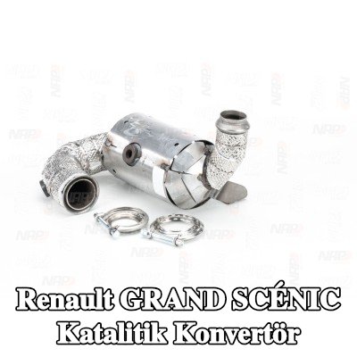 NAP carparts Sabitleme/montaj malzemesi dahil katalitik konvertör — Renault Grand Scénic