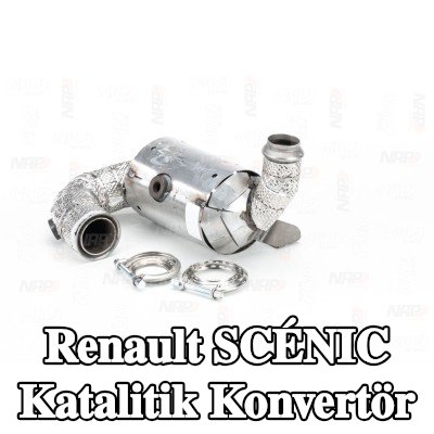 NAP carparts Sabitleme/montaj malzemesi dahil katalitik konvertör — Renault Scénic