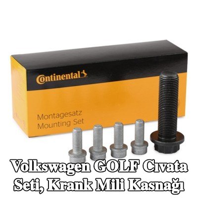CONTITECH Cıvata seti, krank mili kasnağı — Volkswagen Golf