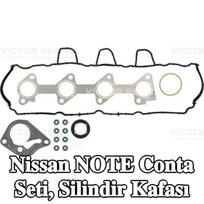 REINZ Conta seti, valf gövdesi contalı silindir kafası, silindir kafası contası olmadan — Nissan Note