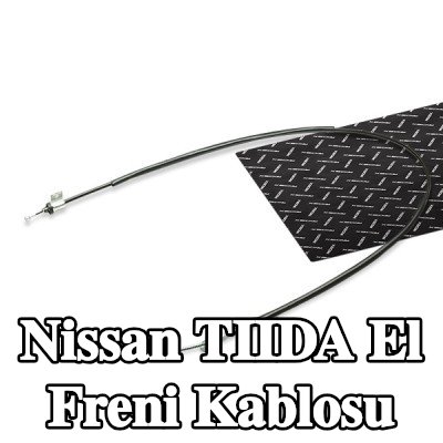 RIDEX El freni kablosu Sol, Arka, 1765mm — Nissan Tiida