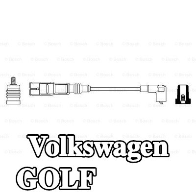 BOSCH سلك الإشعال — 2002 Volkswagen Golf