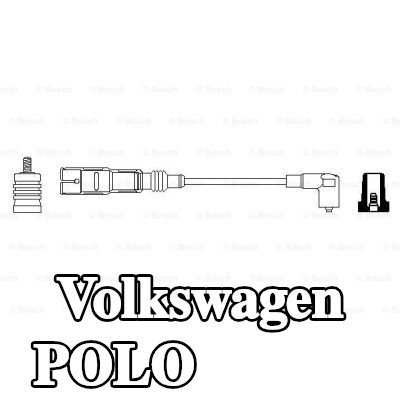 BOSCH سلك الإشعال — 2000 Volkswagen Polo