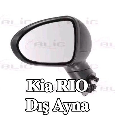 BLIC Sol yan ayna, Elektrikli — Kia Rio
