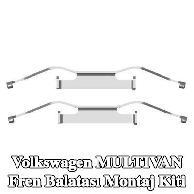 BOSCH Fren balatası montaj kiti — 2016 Volkswagen Multivan