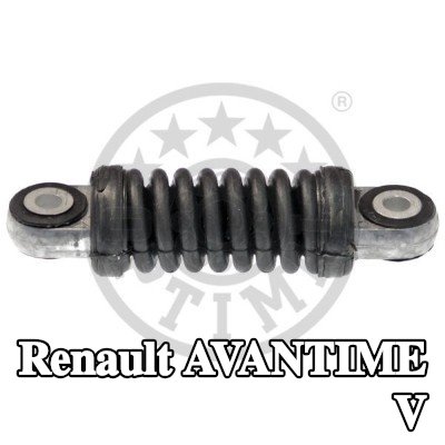 OPTIMAL مثبط الاهتزاز، حزام مضلع على شكل V — Renault Avantime