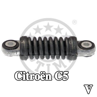 OPTIMAL مثبط الاهتزاز، حزام مضلع على شكل V — Citroën C5
