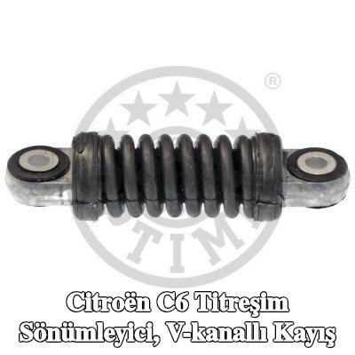 OPTIMAL Titreşim Sönümleyici, V-kanallı kayış — Citroën C6