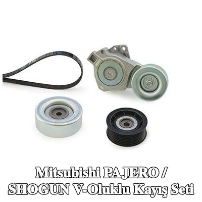 GATES V-Ribbed Kayış Seti Micro-V Kiti, Micro-V® Stretch Fit™ — 2000 Mitsubishi Pajero / Shogun