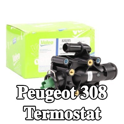 VALEO Termostat 91°C, conta/sızdırmazlık elemanları ile — 2012 Peugeot 308