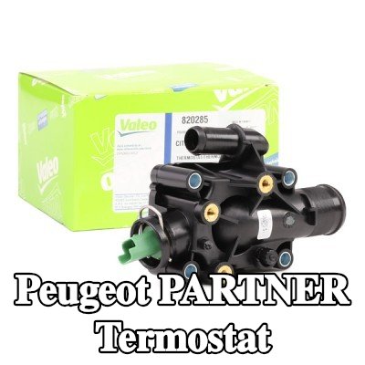 VALEO Termostat 91°C, conta/sızdırmazlık elemanları ile — Peugeot Partner