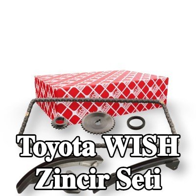 FEBI BILSTEIN Zincir gergisi içeren zamanlama zinciri kiti, kızak raylı — Toyota Wish