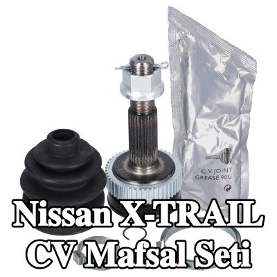 FEBI BILSTEIN CV mafsalı kiti Arka Aks Sol, Arka Aks Sağ, Tekerlek Tarafı, somunlu, gres ile — Nissan X-trail