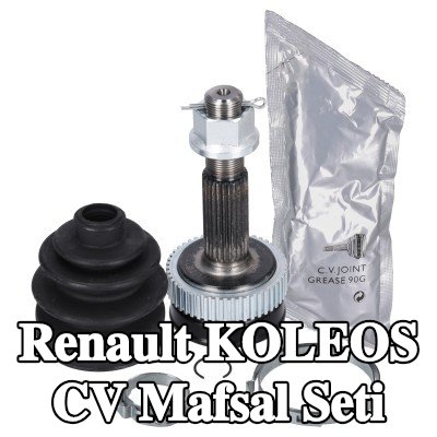 FEBI BILSTEIN CV mafsalı kiti Arka Aks Sol, Arka Aks Sağ, Tekerlek Tarafı, somunlu, gres ile — Renault Koleos