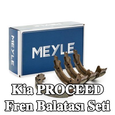 MEYLE ORIGINAL Kalite fren pabucu seti, Arka Aks, 167mm, kol olmadan — Kia Proceed