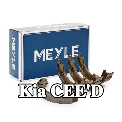 MEYLE مجموعة أحذية الفرامل بجودة أصلية, المحور الخلفي, 167mm, بدون ذراع — Kia Cee'd