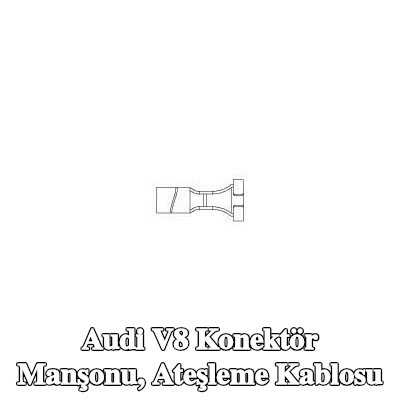 BREMI Konektör Manşonu, ateşleme kablosu — Audi V8