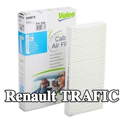 VALEO مرشح حبوب اللقاح CLIMFILTER COMFORT, مرشح الجسيمات — 1997 Renault Trafic
