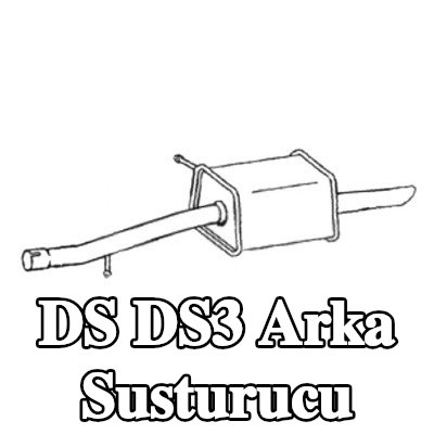 VEGAZ Arka susturucu Arka — DS Ds3