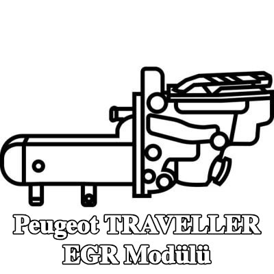 VALEO EGR soğutuculu EGR Modülü, conta/sızdırmazlık elemanları ile, vakum baypaslı — Peugeot Traveller
