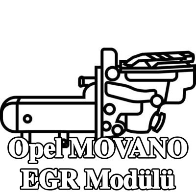 VALEO EGR soğutuculu EGR Modülü, conta/sızdırmazlık elemanları ile, vakum baypaslı — Opel Movano