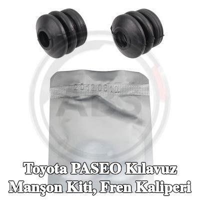 A.B.S. Kılavuz manşon kiti, cıvata/vida içermeyen fren kaliperi — Toyota Paseo