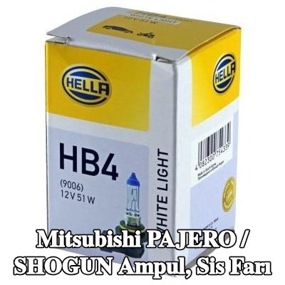 HELLA Ampul, sis farı — 2000 Mitsubishi Pajero / Shogun