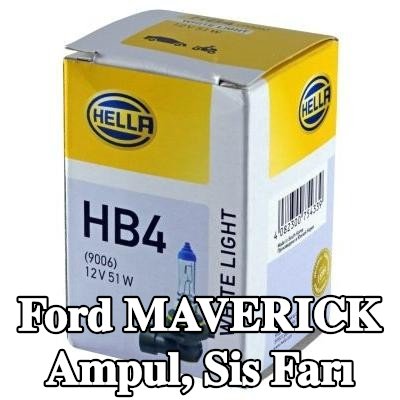 HELLA Ampul, sis farı — Ford Maverick