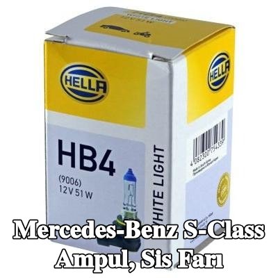 HELLA Ampul, sis farı — 2000 Mercedes-Benz S-Class