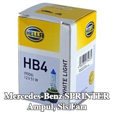 HELLA Ampul, sis farı — Mercedes-Benz Sprinter