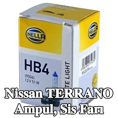 HELLA Ampul, sis farı — Nissan Terrano