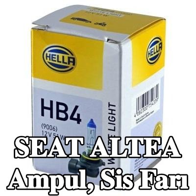 HELLA Ampul, sis farı — SEAT Altea