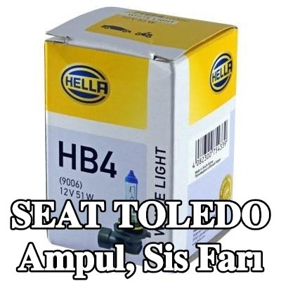 HELLA Ampul, sis farı — 2004 SEAT Toledo