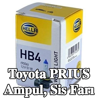 HELLA Ampul, sis farı — 2003 Toyota Prius