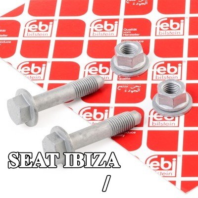 FEBI BILSTEIN مجموعة البراغي, دعامة التعليق / مبيت محمل العجلة المحور الأمامي — 2000 SEAT Ibiza