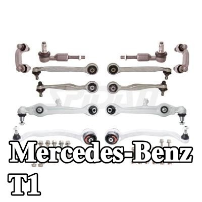 SPIDAN CHASSIS PARTS طقم إصلاح ذراع التحكم للمحور الأمامي, مع مواد تثبيت — Mercedes-Benz T1