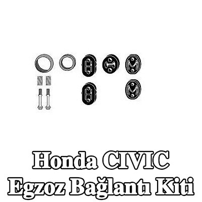 VEGAZ Egzoz bağlantı kiti — 1990 Honda Civic