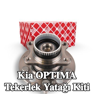 FEBI BILSTEIN Tekerlek yatağı kiti Arka Aks Sol, Tekerlek göbeğine entegre tekerlek yatağı, ABS sensör halkalı — 2011 Kia Optima