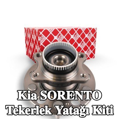 FEBI BILSTEIN Tekerlek yatağı kiti Arka Aks Sol, Tekerlek göbeğine entegre tekerlek yatağı, ABS sensör halkalı — 2012 Kia Sorento