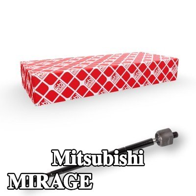 FEBI BILSTEIN قضيب الربط الداخلي المحور الأمامي, 344mm, مع صامولة مضادة — Mitsubishi Mirage