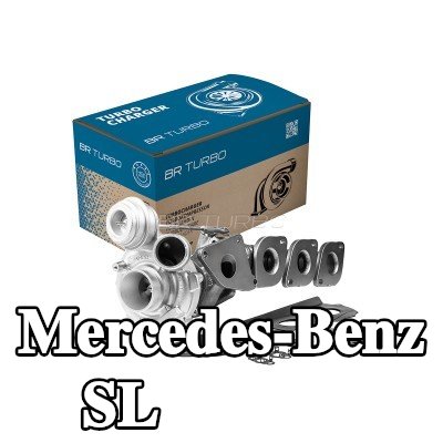 BR Turbo شاحن توربيني شامل مجموعة الحشوات — Mercedes-Benz Sl
