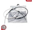 ESEN SKV El freni kablosu Sol Arka, Sağ Arka, 1285+710 / 1395+825mm — Opel Kadett (4)