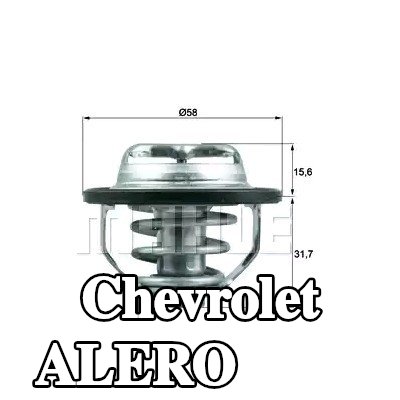 MAHLE ثرموستات 82°C, 58mm, مع حشية/مانع تسرب — Chevrolet Alero