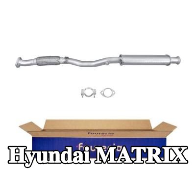 HELLA كاتم الصوت الأمامي, مع قطع التركيب — Hyundai Matrix