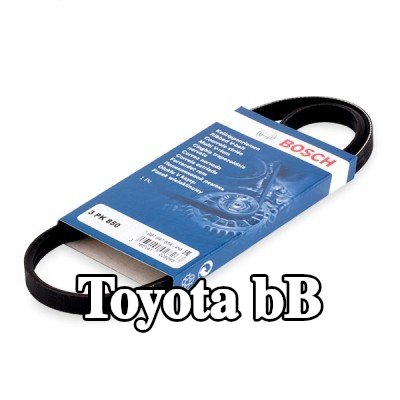 BOSCH حزام سيربنتين 850mm, Number of ribs: 3 — 2002 Toyota bB
