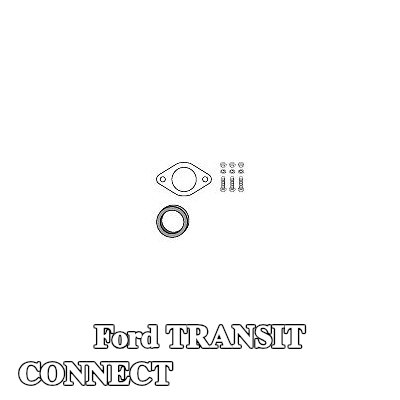 HJS مجموعة تركيب المحول الحفاز — 2012 Ford Transit Connect