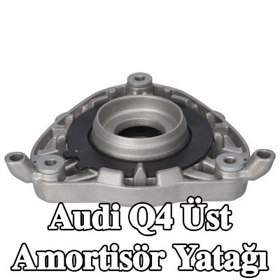 FEBI BILSTEIN Üst amortisör yatağı Ön Aks Sol, Ön Aks Sağ, bilyalı rulman içermez — Audi Q4