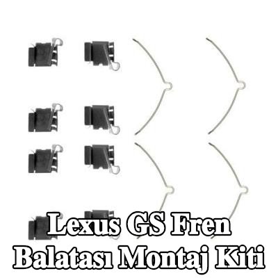 BOSCH Fren balatası montaj kiti — 2000 Lexus Gs