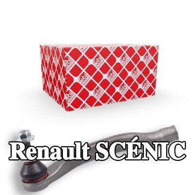 FEBI BILSTEIN طرف قضيب التوجيه للمحور الأمامي الأيسر, 211mm — Renault Scénic